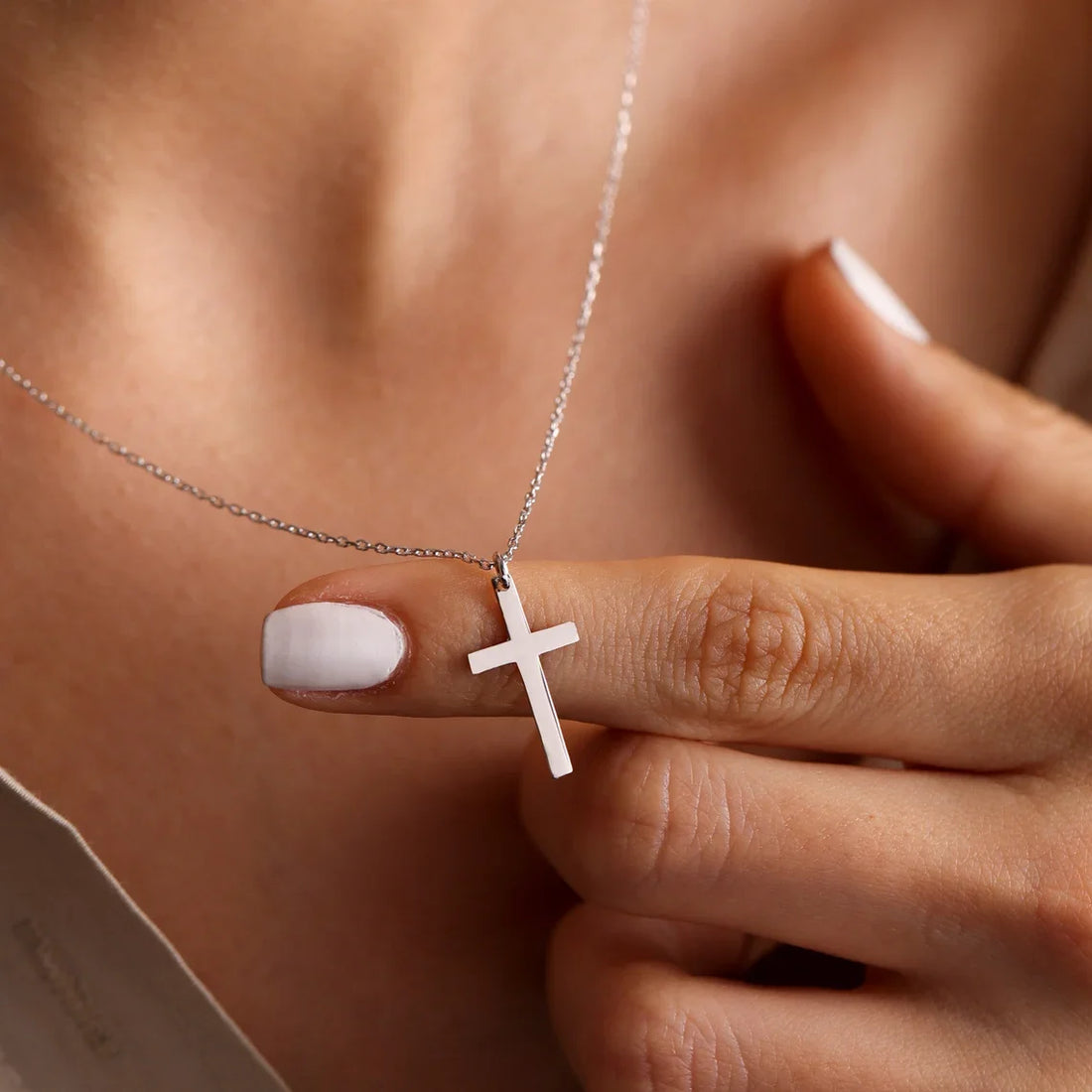 Fashion Stainless Steel Cross Necklace