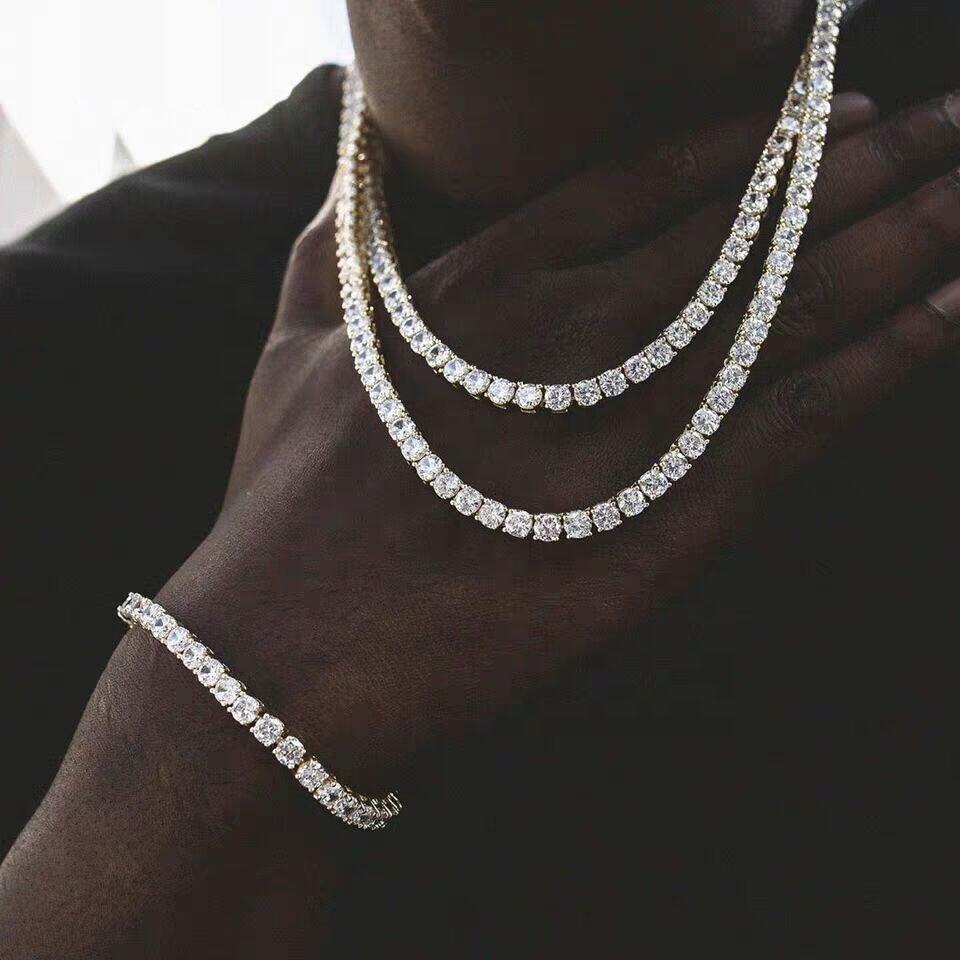 Basic Chain 5mm Zircon Single Row Tennis Chain